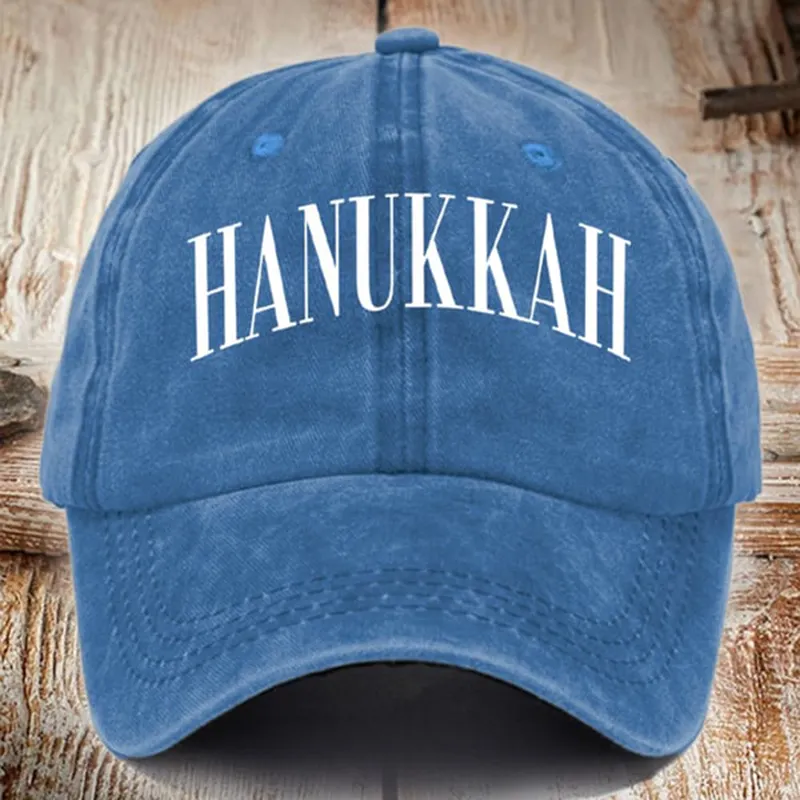 Unisex Hanukkah Print Hat