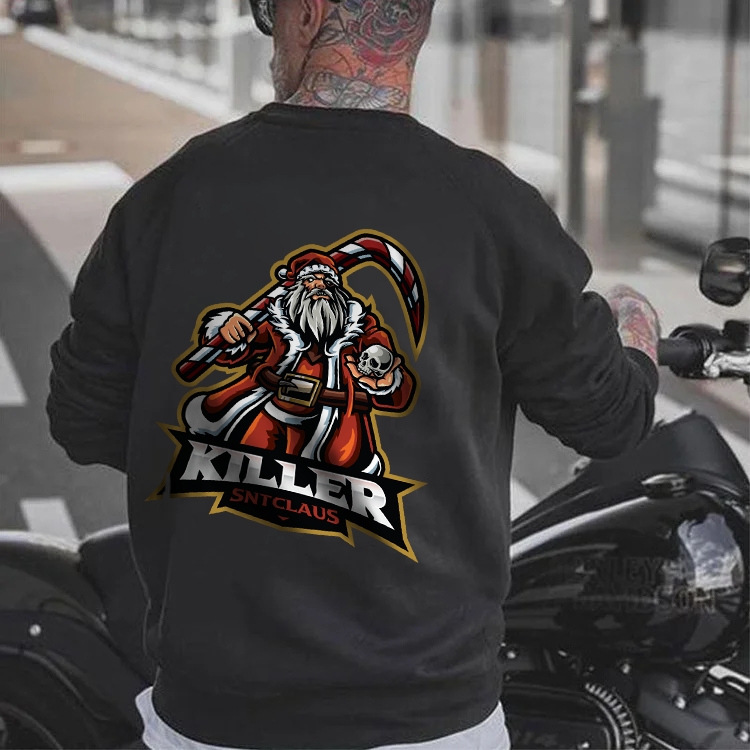 KILLER SNTCLAUS Christmas Winter Warm Sweatshirt