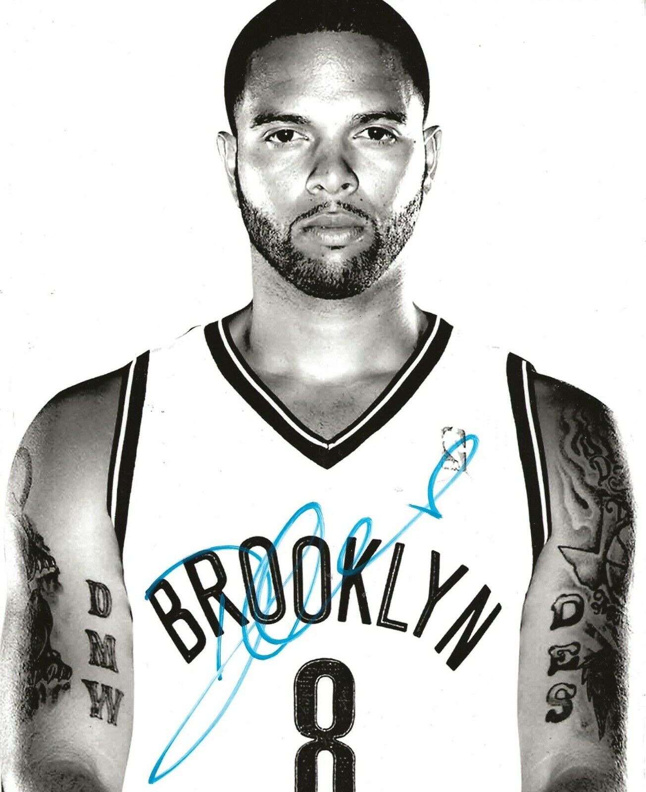 Deron Williams signed Brooklyn Nets 8x10 Photo Poster painting autographed