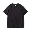 Men's 240GSM Heavyweight Cotton T Shirt Summer Round Neck Short Sleeve Streetwear Loose Fit