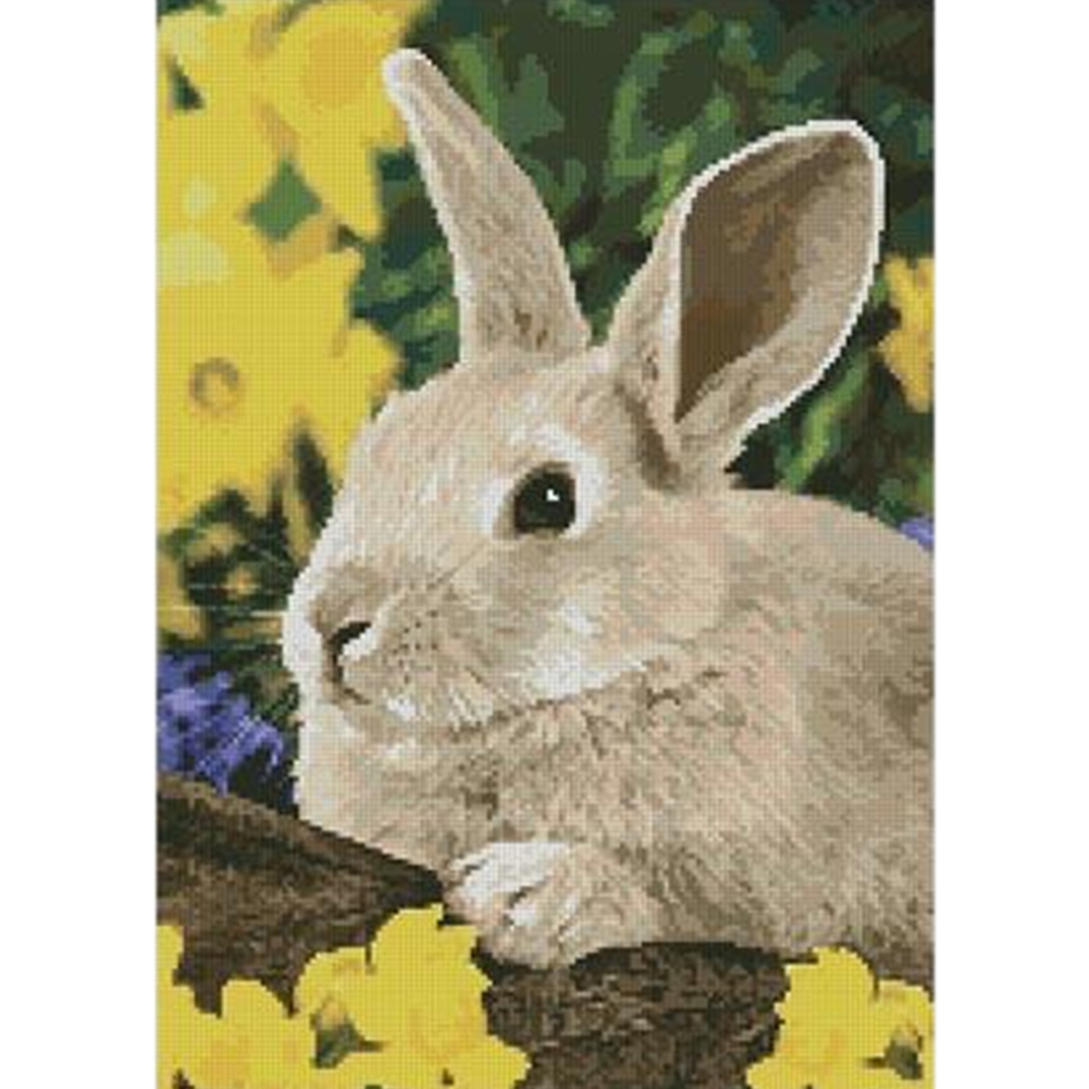 

Rabbit - 11CT Stamped Cross Stitch - 30*40CM, 501 Original