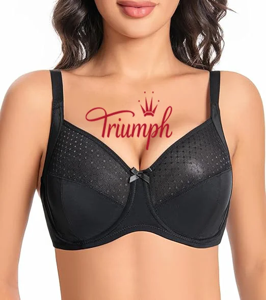 Triumph - 3 dielna 🔥D&aacute;mska celokrycia podprsenka bez vypch&aacute;vok