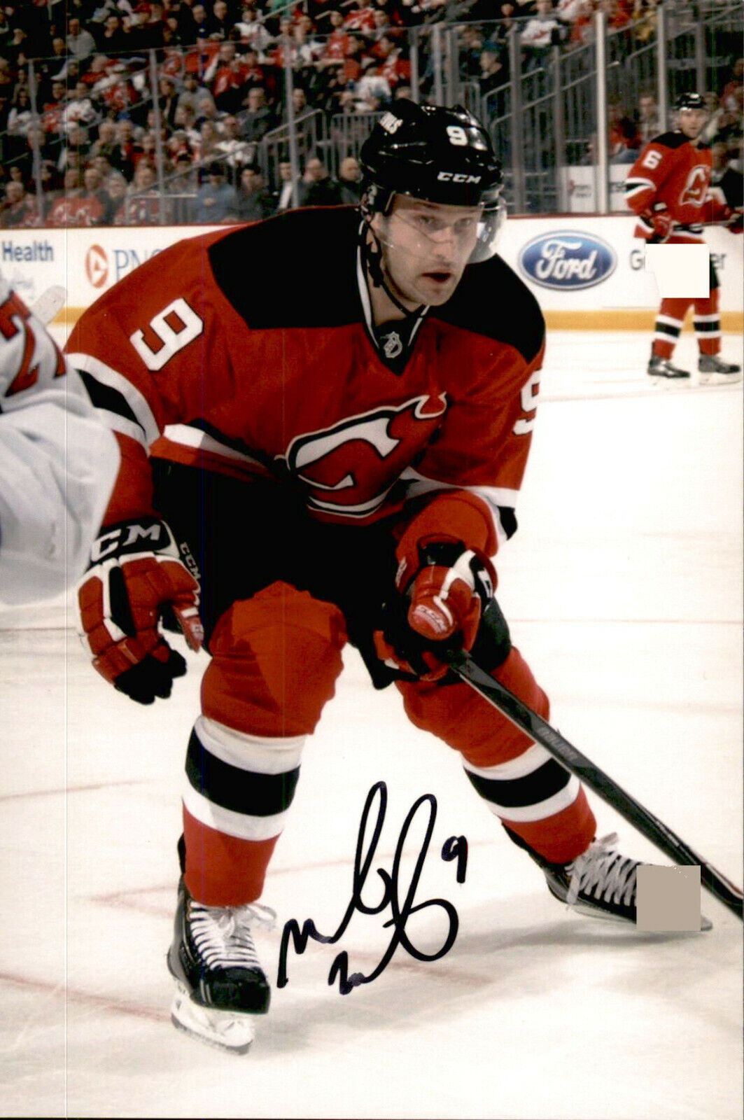 Mike Sislo SIGNED 4x6 Photo Poster painting NEW JERSEY DEVILS #4