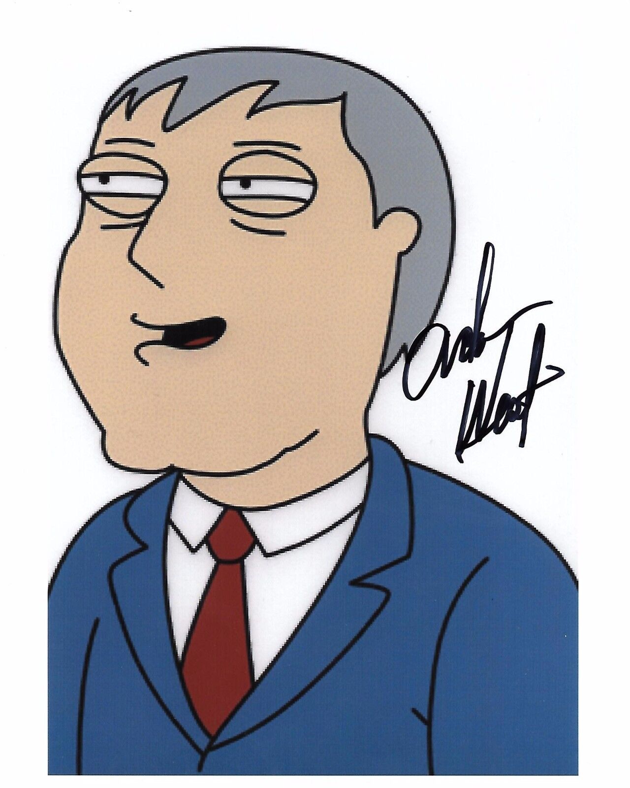 Adam West Signed In Person at our Hollywoodshow April 28th 2017 8x10 Family Guy