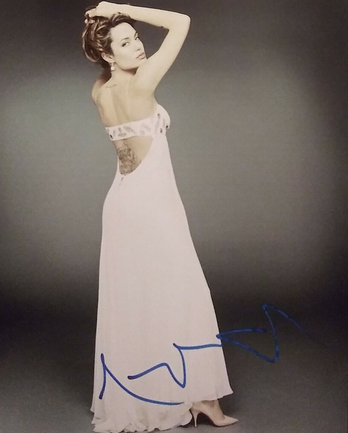 Angelina Jolie signed 8 x 10