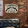 Cowboy - Vintage Metal Signs - 20*30cm/30*40cm - Western