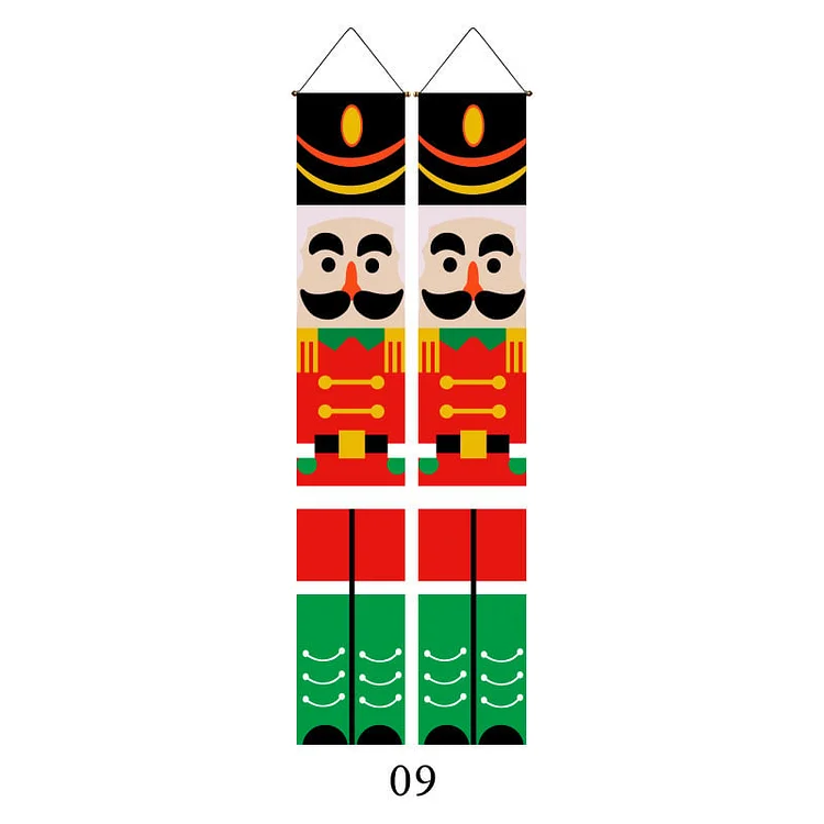 Christmas Porch Party Holiday Flag Decorations