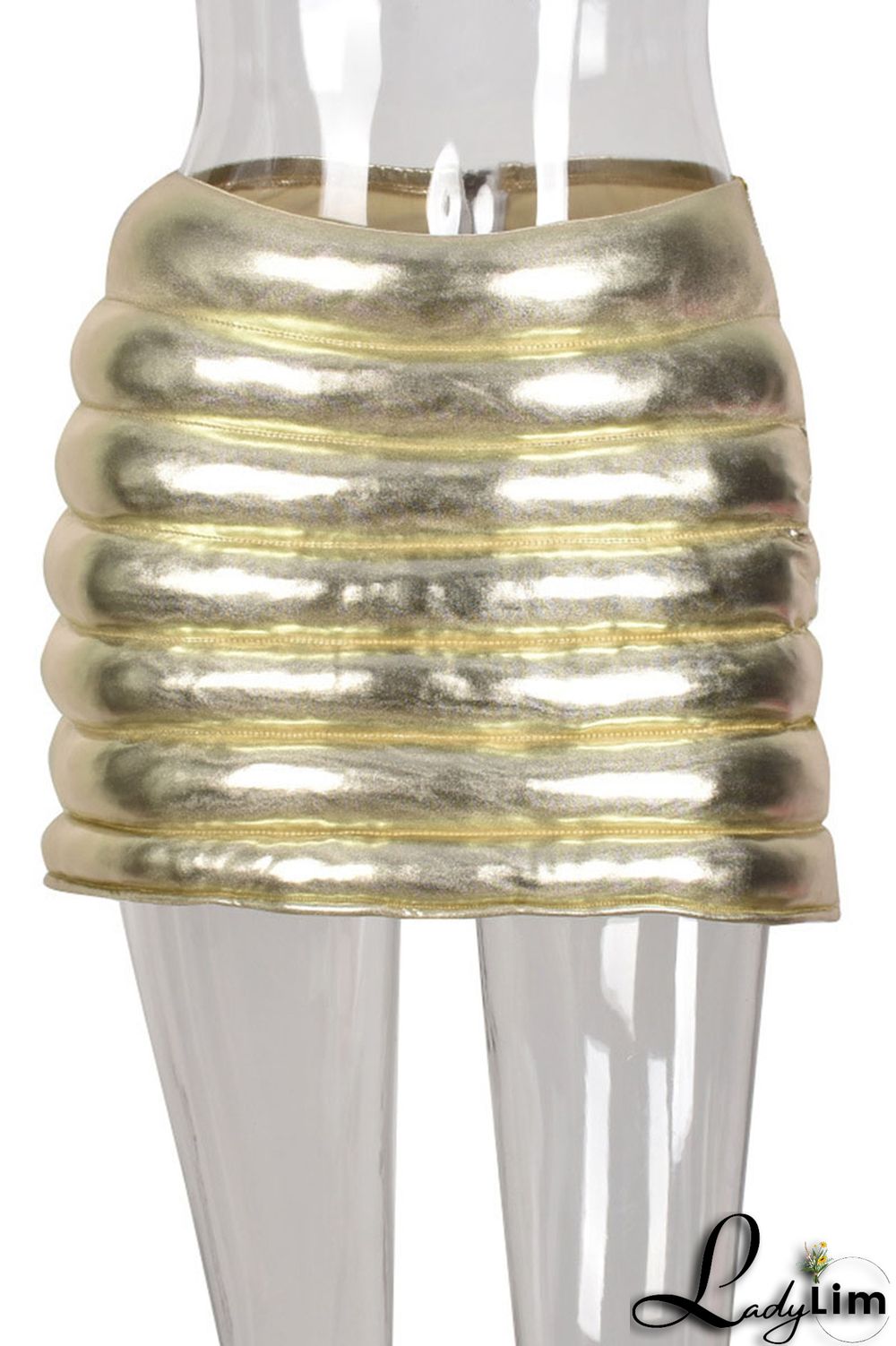 Champagne Street Solid Patchwork Regular High Waist Straight Solid Color Bottoms