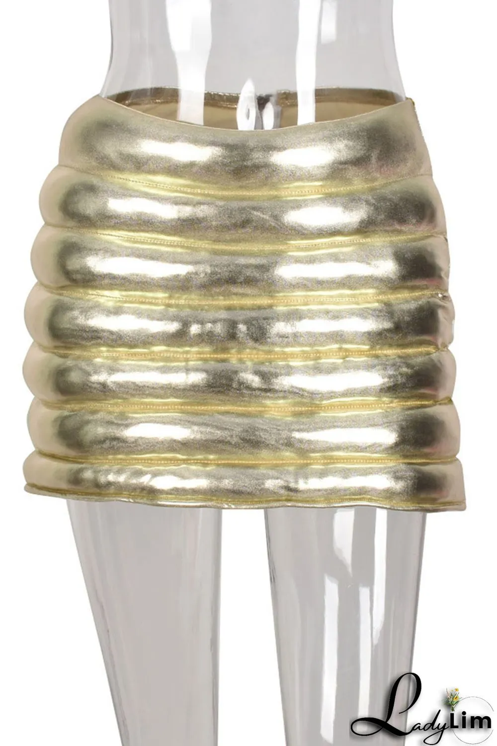 Champagne Street Solid Patchwork Regular High Waist Straight Solid Color Bottoms