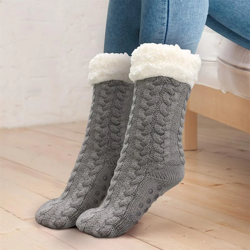 Meladen™ Ultra-Plüsch Weiche Rutschfeste Socken, 1 Paar