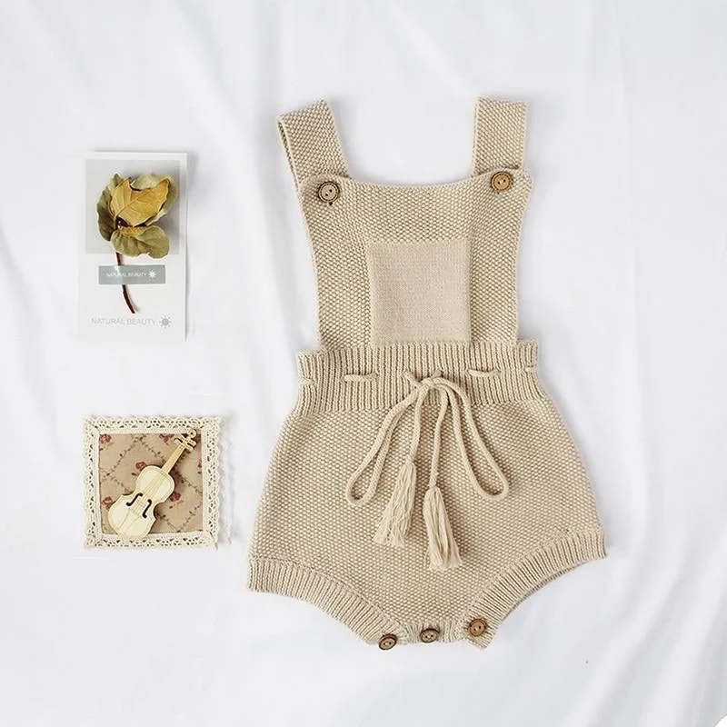 2019 Baby Knitted Clothes Spring Knitting Baby Rompers Girl Clothes Baby Girl Romper Boys Jumpsuit Overall Infant Baby Clothes