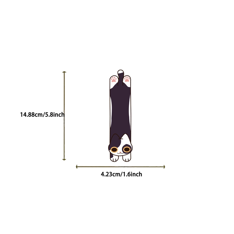 30 Sheets Per Bag Dog Cat Learning White Cardboard Cute Bookmark