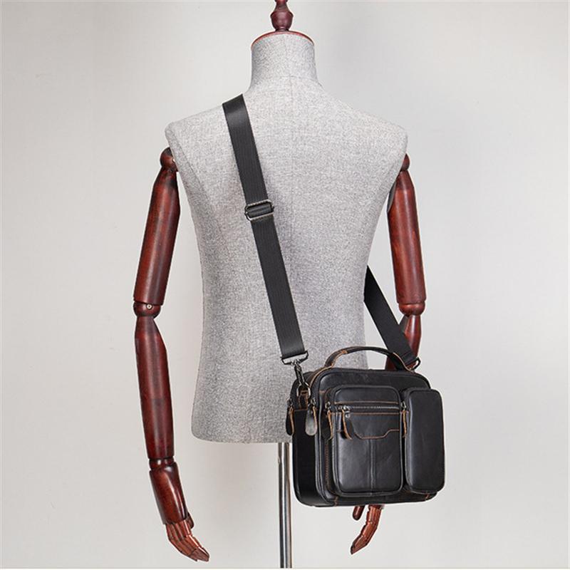 Premium Quality Top-Handled Detachable Sling Strap Multi-Pocket Crossbody Bag