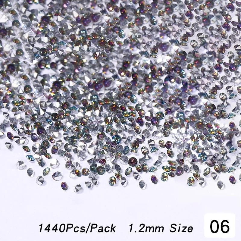 48pcs Mixed Size Aurora Little Bear Nail Art Accessories Resin Kawaii Bear Stereo FlatBack 3D Fashion Fingernail DIY Decoration-Nail Inspo