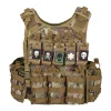 NIJ IV One-Button Release Multifunctional Hanging Tactical Vest Breathable Wear-Resistant Bulletproof Vest