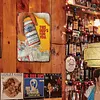 Bi&egrave;re Budweiser - Panneaux en &eacute;tain m&eacute;tallique(20*30cm/30*40cm)