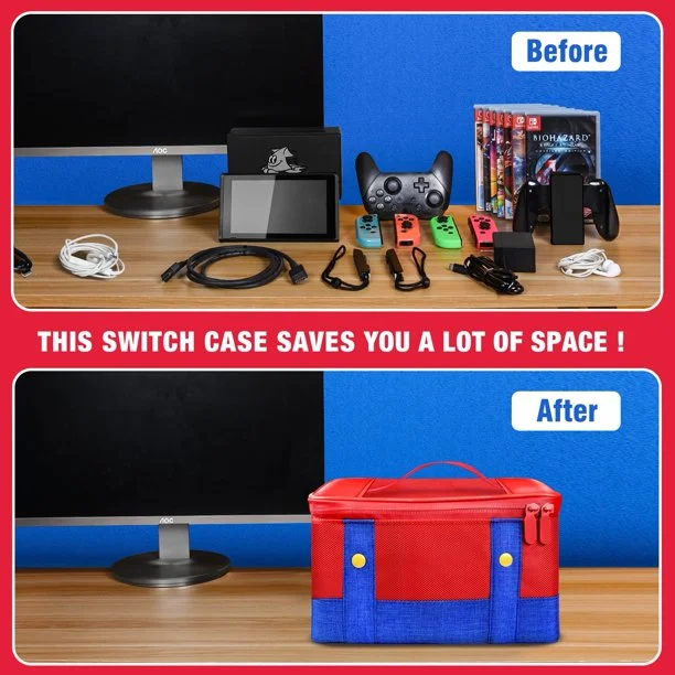 DinoFire Cases for Nintendo Switch , for Switch Console Accessories, Protective Case Carrying Travel Storage Bag