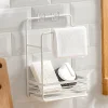 Home Kitchen Counter Top Standing Wall Hanging Towel Sponge Storage Drainage Rack