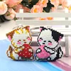 Bead Embroidery - 2Pcs Strawberry Cat Bead Cross Stitch Keychain Kit