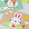 Autocollants Faits &agrave; La Main d'Animaux de Bricolage pour Enfants