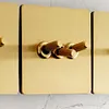 Stainless Steel Gold Retro Switch