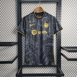 2023/2024 Barcelona Special Edition Black Football Shirt 1:1 Thai Quality