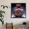 Diamond Painting-5D Full Round Drill Painted Vase(40*40 CM)