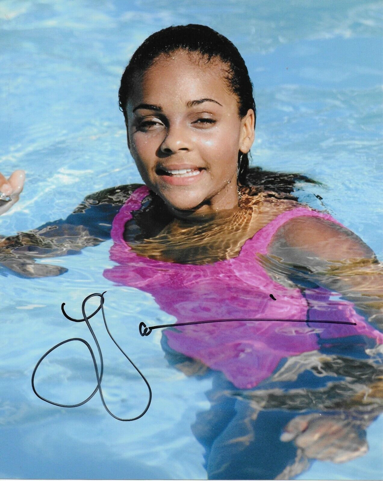 Lark Voorhies Saved By the Bell Original Signed 8X10 Photo Poster painting #19 signed @HShow