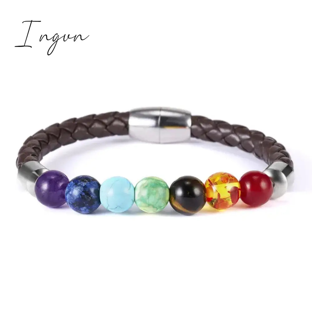Charm Imitation Natural Stone Beaded Bracelet For Women Men Tiger Eye Beads Adjustable Bracelets