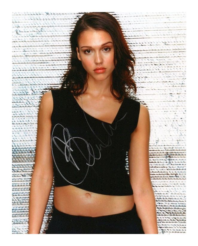 JESSICA ALBA AUTOGRAPHED SIGNED A4 PP POSTER Photo Poster painting PRINT 31