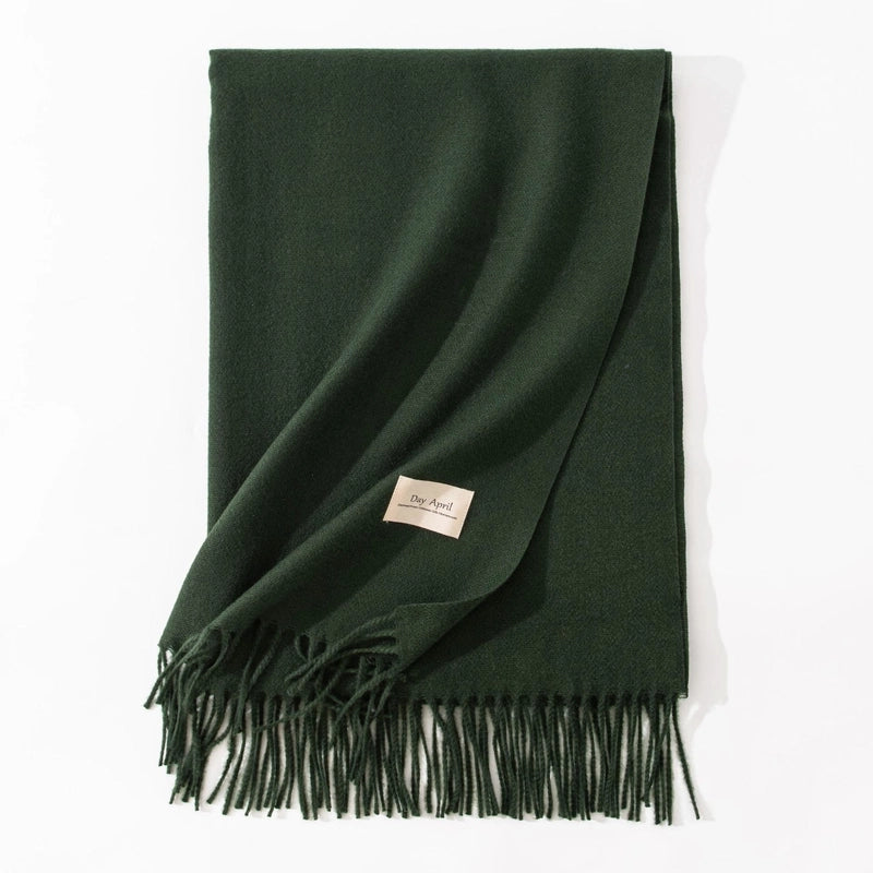 Scarf Winter Warm Windproof Shawl Women’s High-end Korean Style Women’s Cashmere Scarf