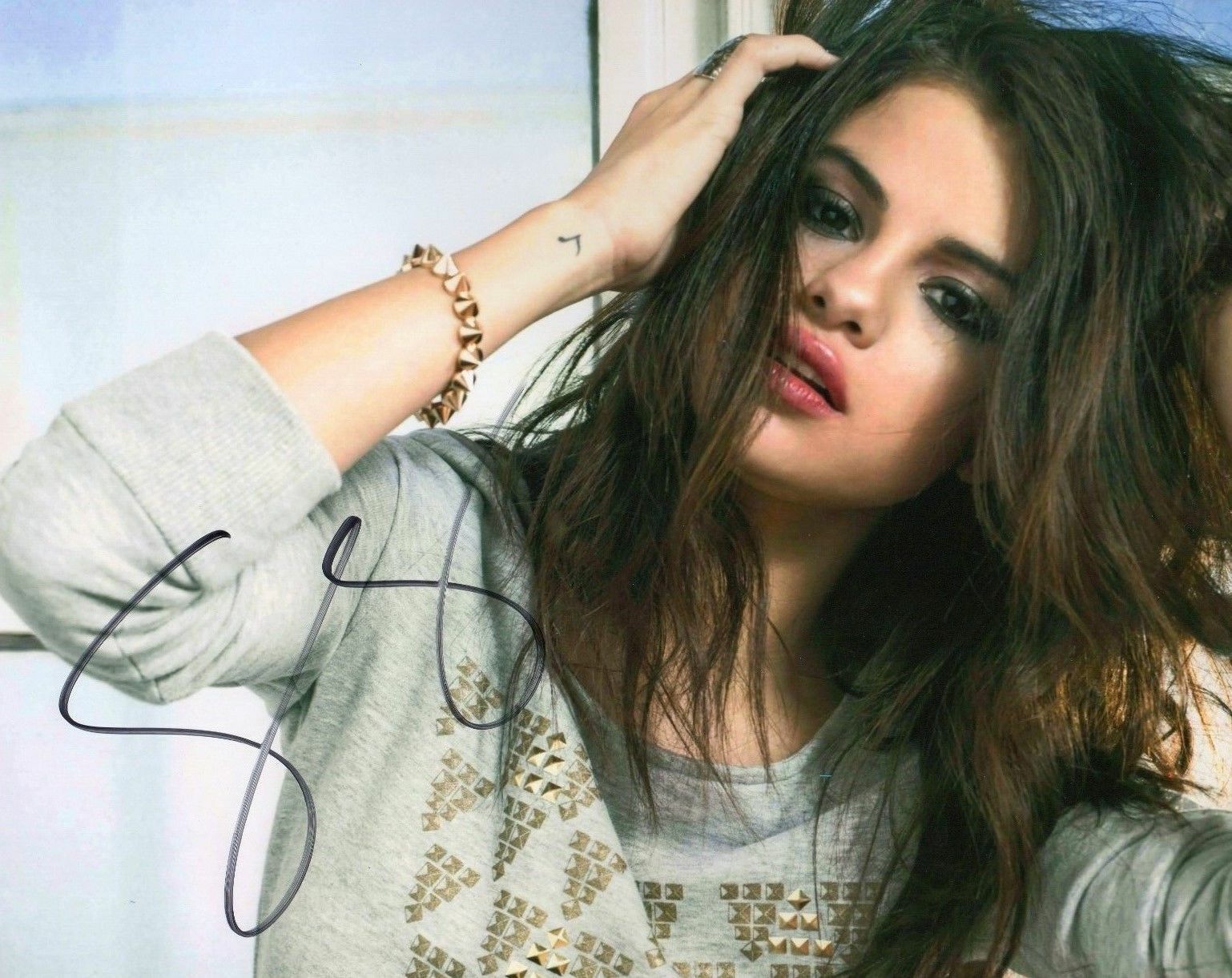 SELENA GOMEZ AUTOGRAPHED SIGNED A4 PP POSTER Photo Poster painting PRINT 1