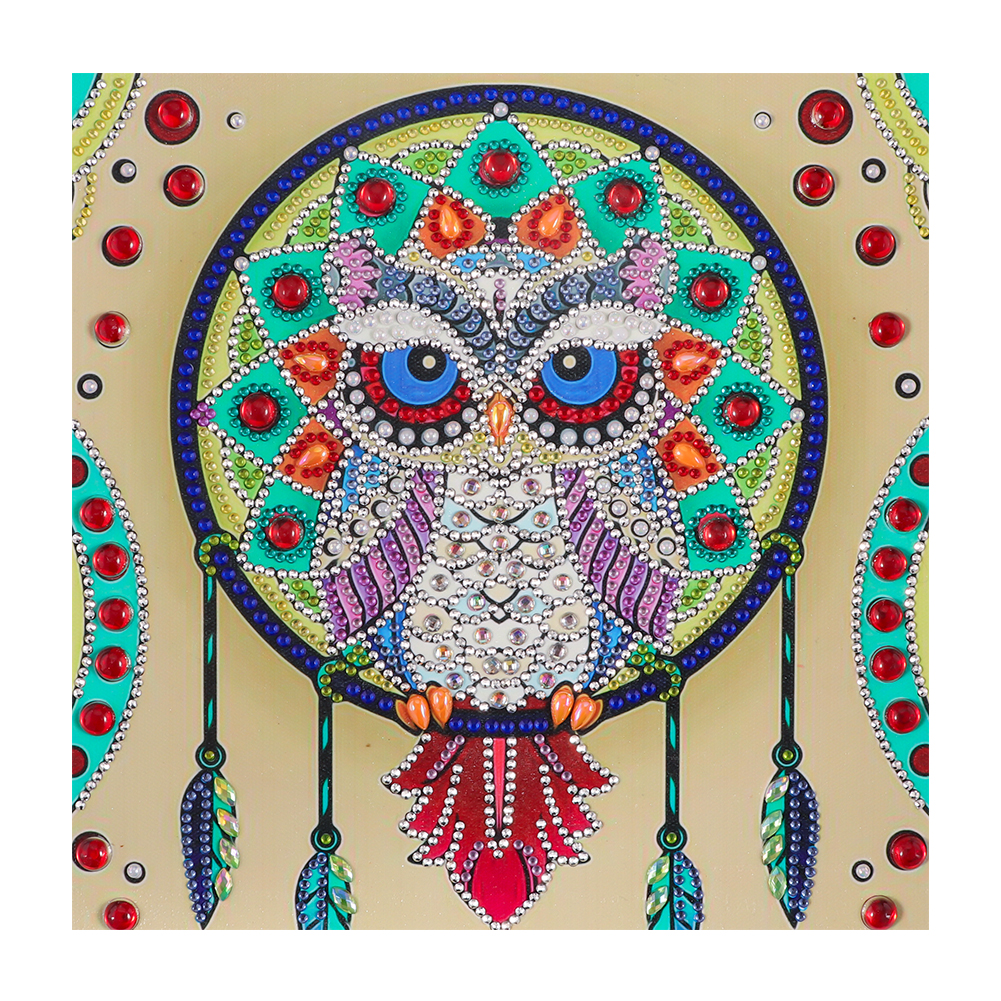 

Owl Dreamcatcher - Special Shaped Diamond Painting - 30*30CM, 501 Original