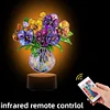 Acrylic Double Sided Butterfly Vase Diamond Painting LED Night Light Kit