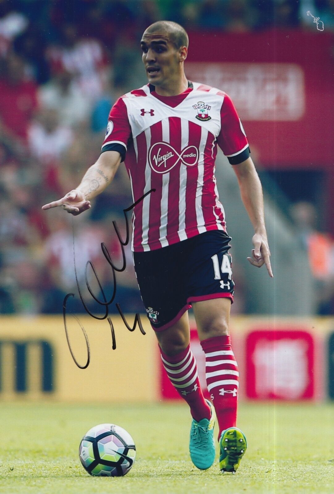 SOUTHAMPTON HAND SIGNED ORIOL ROMEU 12X8 Photo Poster painting 1.