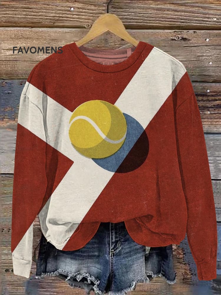 Sport Tennis Casual Sweatshirt Multicolor / S