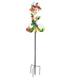 Dancing Flowers Horizontal Metal Wind Spinner