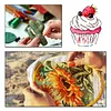 Strawberry Cupcake Fridge Magnet Cross Stitch Kit Gifts tapestrymarket
