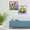 Combo Kit（2PCS)-Diamond Painting-DIY DIY Full Round Drill Frog (30*30CM)