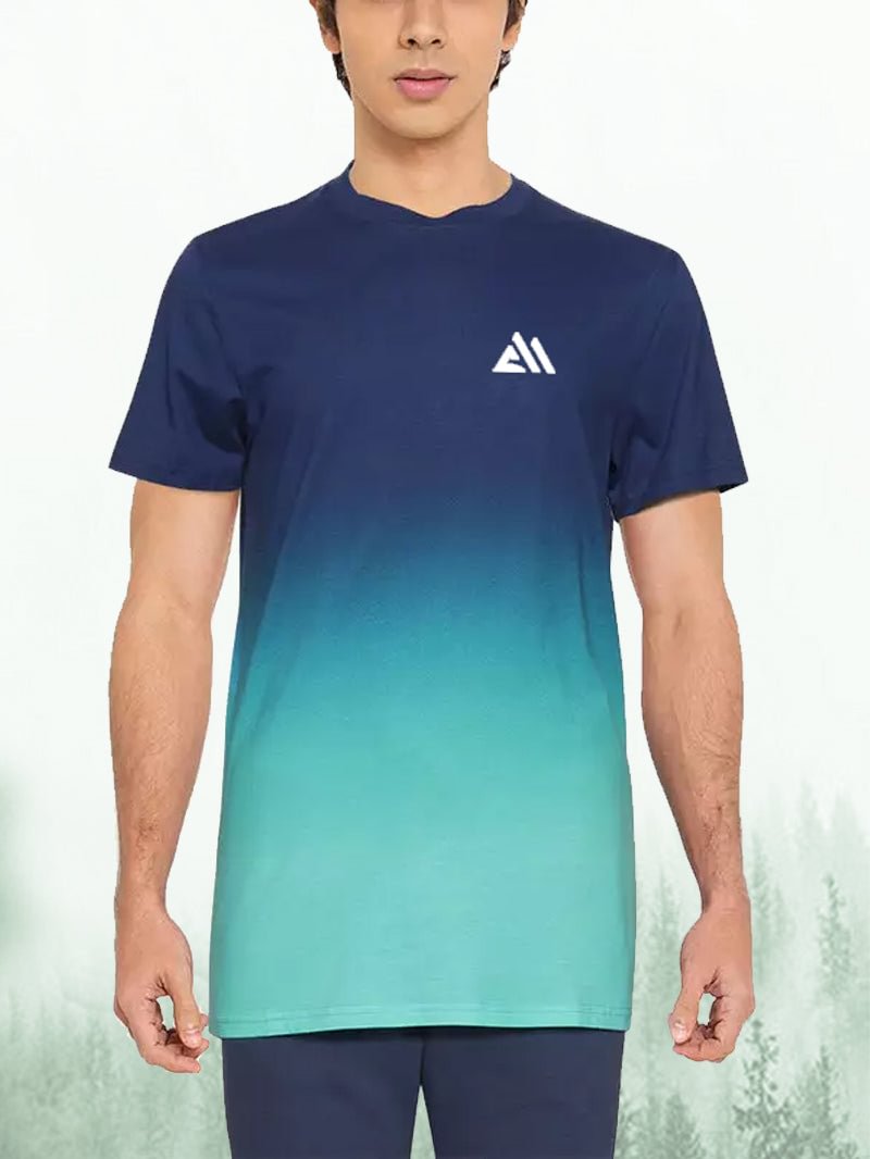 Men's Outdoor Full Printed Breathable Short-Sleeved Shirt in  mildstyles