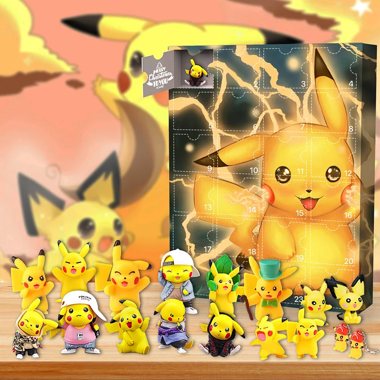 2023 Pikachu Advent Calendar -- The One With 24 Little Doors