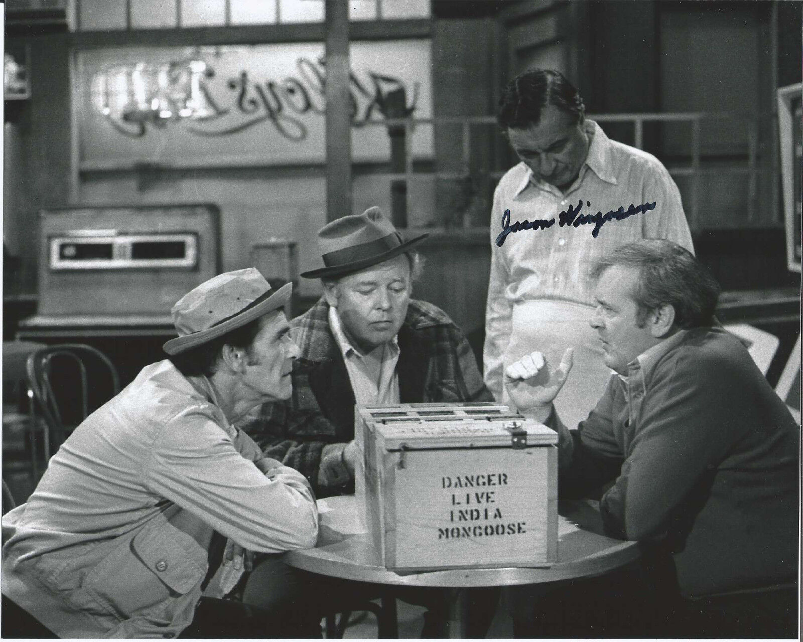 ACTOR JASON WINGREEN HAND SIGNED AUTHENTIC 'ALL IN THE FAMILY' 8X10 Photo Poster painting w/COA