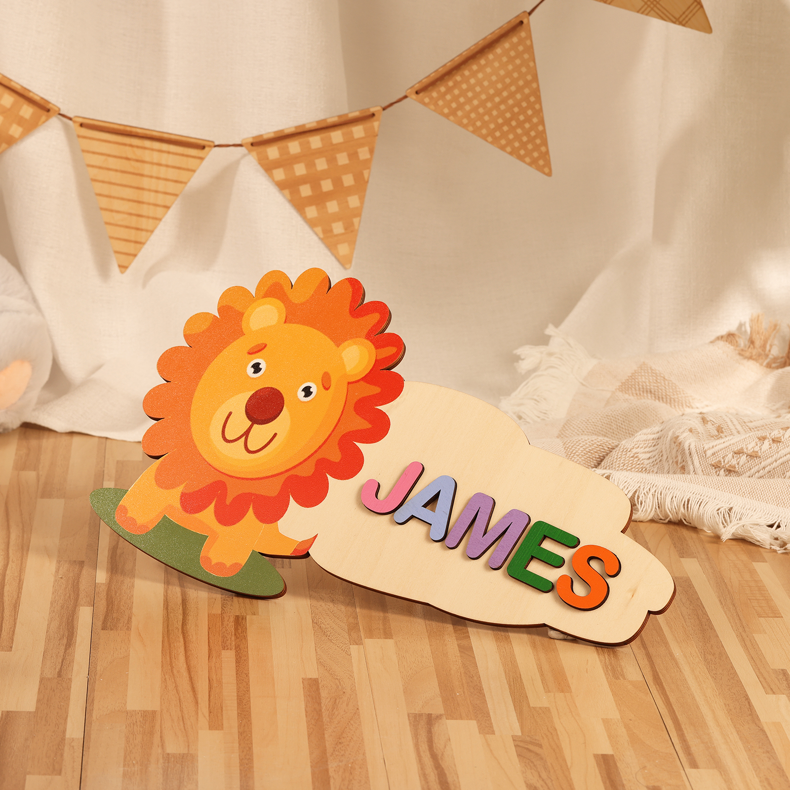 customized-lion-kid-s-wooden-name-puzzle-toy-for-toddlers-early