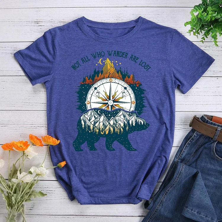 PSL Not all who wander are lost Hiking Tee Tee -605967