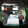 Solar USB Rechargeable LED Flashlight Camping Torch for Camping Hiking Emergency