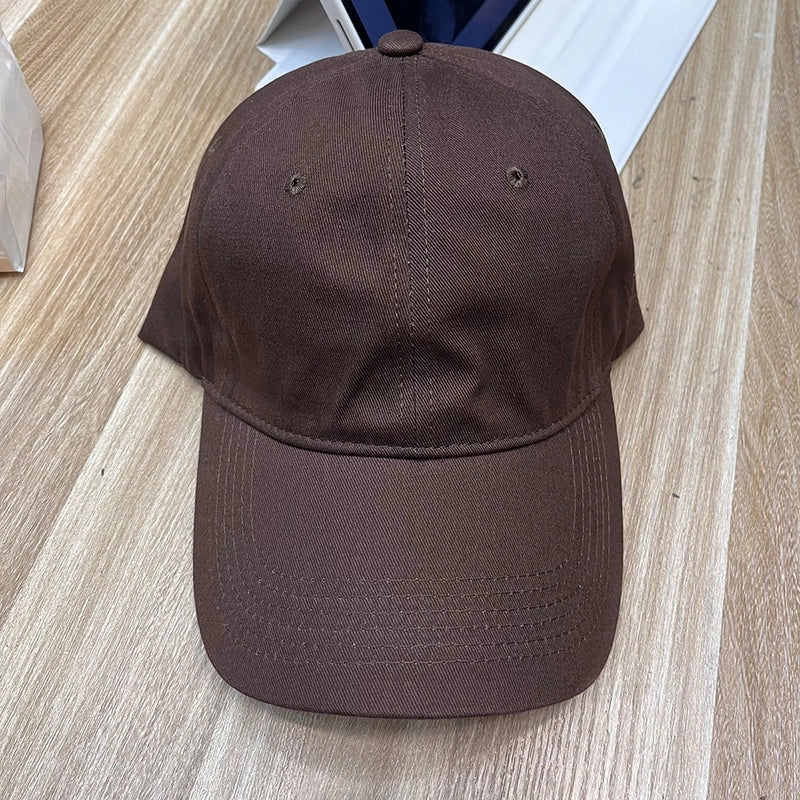 Korean-style Retro Distressed Washed Soft Cotton Baseball Cap Trendy Men’s And Women’s Street Light Plate Curved Eaves Hip-hop Duck Tongue Hat