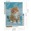 Kitten-Peinture diamant foret rond-30*40cm