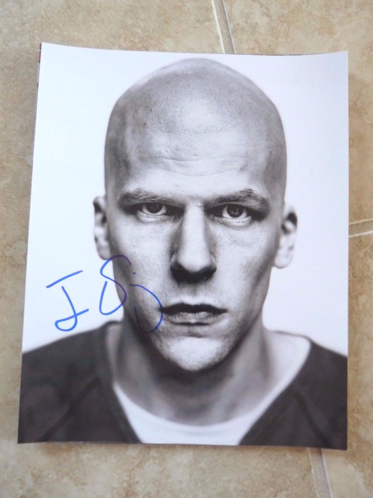 Jesse Eisenberg Lex Luthor Batman Superman Signed 8x10 Photo Poster painting PSA Guaranteed #1