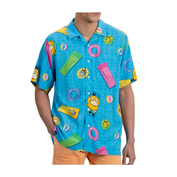 Pokémon Tropical Pikachu & Friends Pool Party Tropical Shirt - Adult