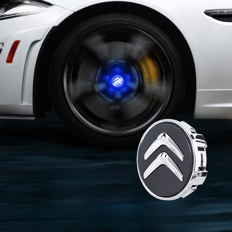 Citroën-Compatible Magnetic Suspension Hub Caps & LED Suspension Luminous Wheel Hub Lights